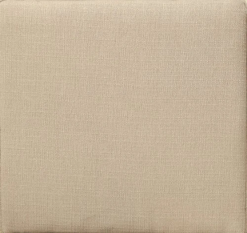 Furniture Of America Uptempo Padded Flax Storage Ottoman With Bluetooth Speakers, Ivory - Image 3