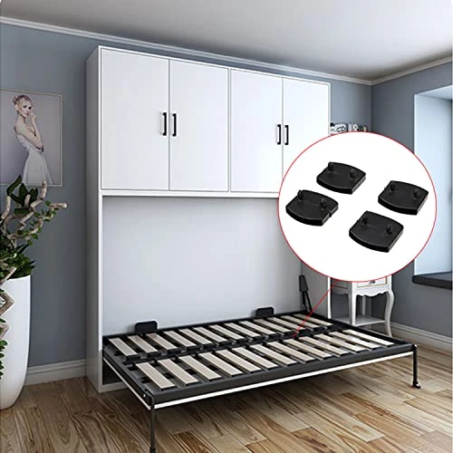 WELWIK 15pcs 2 Pins Plastic Replacement Bed Slat Holders Kits Bundles Plastic Centre Caps Or End Caps Holders, Black - Image 6