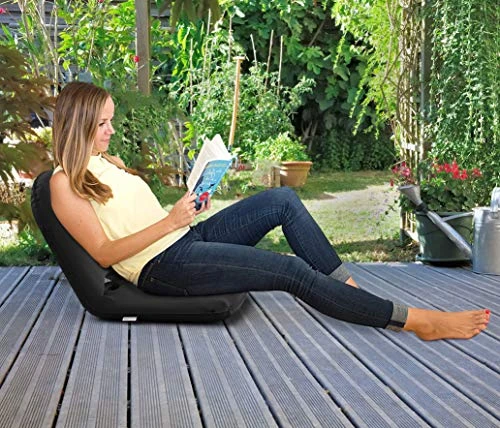 BonVIVO Floor Chair With Back Support - Multi-Angle, Portable Floor Seating For Adults, Kids, Sports Events, Gaming, Reading And Meditation W/Adjustable Backrest - Easy Smart Style - Image 5