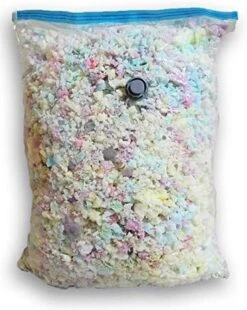 Fine Shredded Polyurethane Foam - Filler For Stuffing, Upholstery, Pillows, Crafts, Bean Bags, Chairs, Sofa, Pet & Dog Beds, And More - Made In USA (40 Pound)