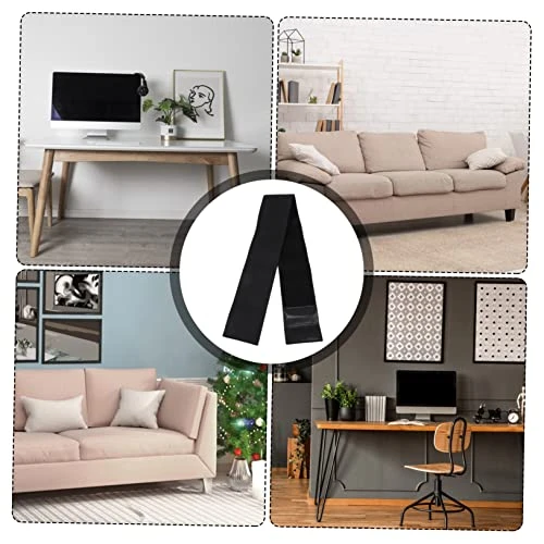 DOITOOL 3pcs Nylon Things Going Black/Pets- Gaps From Under Adhesive Stopper Barrier Bed Sofas Blocker Blocker- Toys Couch Pets In Sectional Connectors Sofa Bottom The For Furniture - Image 2
