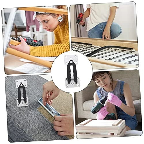 VARAKA 4pcs Sofa Connector Metal Stand Corner Sofa Crokinole Accessories Sectional Couch Clamps Alligator Clamps For Sofa Secti - Image 2