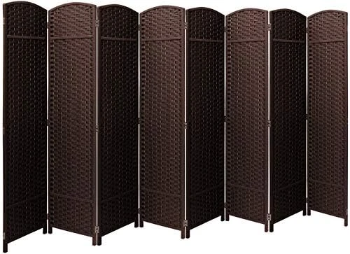 Sorbus Room Divider Privacy Screen, 6 Ft. Tall Extra Wide Foldable Panel Partition Wall Divider, Double Hinged Room Dividers And Folding Privacy Screens (White) - Image 7