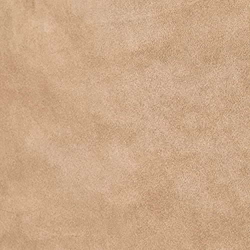 Great Deal Furniture Flora Traditional 6.5 Foot Suede Bean Bag (Cover Only), Tuscany - Image 4