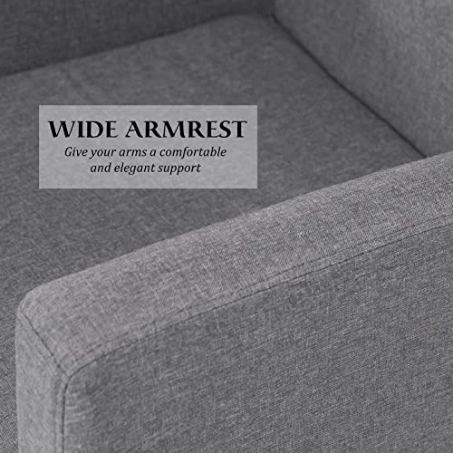 Paddie Rocking Chair Nursery Glider Rocker Chair Tall Back Upholstered Accent Armchair For Living Room Bedroom Office - Image 3