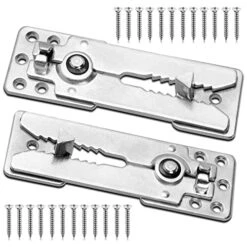 Sectional Couch Connectors,Couch Connections For Sectionals,Sofa Connector Bracket With 16 Screws, Suitable For Loveseat(Sofa Alligator Clips 2 Pairs)