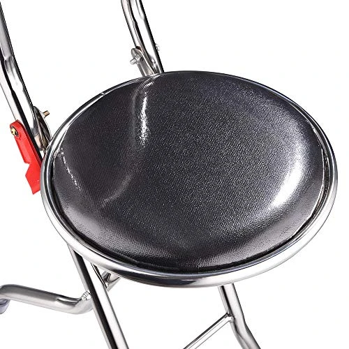 Medical Folding Walking Stick With Seat Four Legged Portable Travel Hiking Cane Chair Stool Eldely Care Aid Physical Rehabilitation US Delivery - Image 3