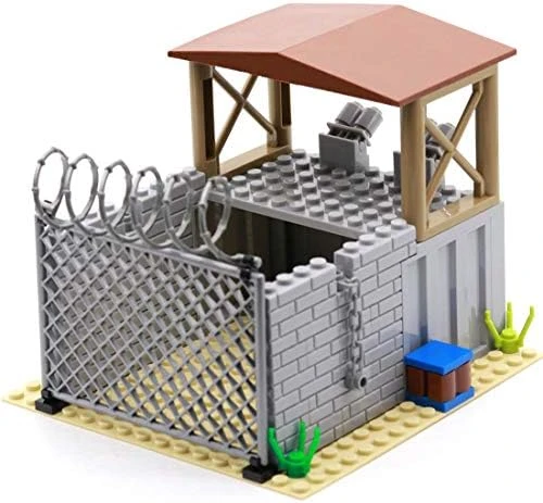 JoySeed Military Guard House Building Set WW2 War Scene Building Blocks Set War Battle Scene Compatible With Lego Architecture House - Image 4