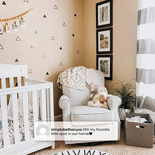 Delta Children Oakley Nursery Glider Swivel Rocker Chair, Dolphin Grey Velvet - Image 5