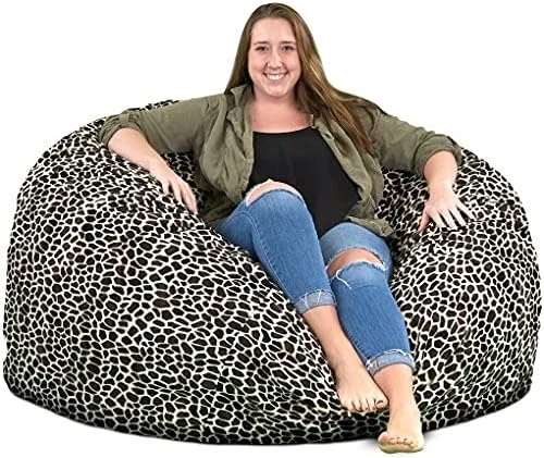 ULTIMATE SACK 6000 (6 Ft.) Bean Bag Chair Cover In Multiple Colors: Cover ONLY. (6000, Cloud Suede) - Image 14
