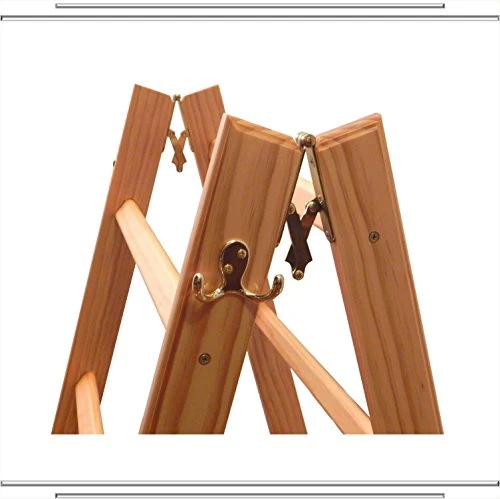 The LadderRack It's 2 Quilt Racks In 1! (7 Rung/24" Model/Golden Pecan) - Image 3