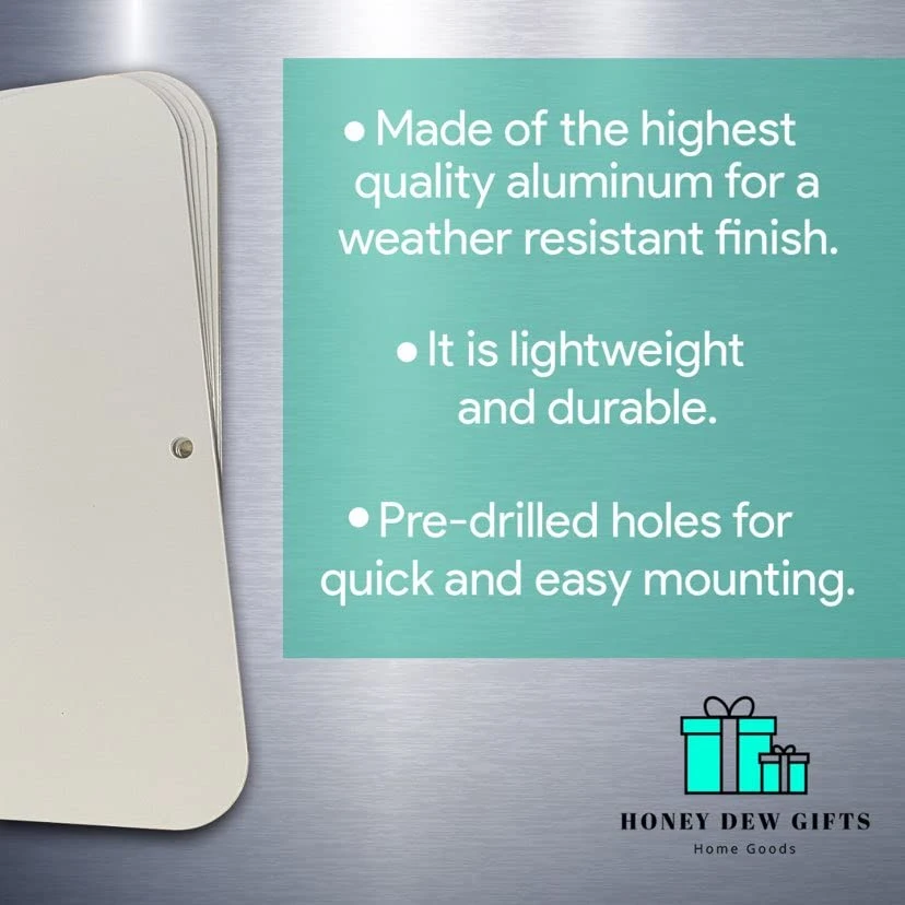 Honey Dew Gifts Restroom Sign, Diaper Changing Station 9 Inch By 12 Inch Metal Aluminum Baby Changing Station Sign For Business, Made In USA - Image 3