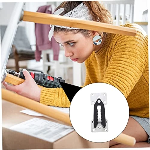 Veemoon 4pcs Sofa Connector Corner Couch Metal Snap Buttons Plastic Snaps Couch Clamps For Sectionals Snap For Sofa Sectional Sofa Couch Snap Furniture Steel, Plastic Silver - Image 2