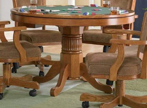 Coaster Oak Game Table Top Box 1 Of 2-Oak