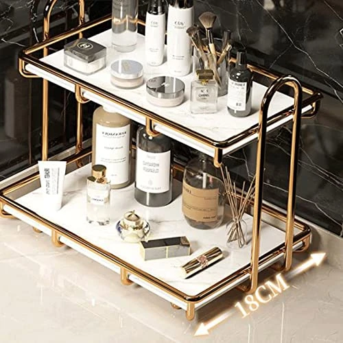 ALASSE Bathroom Glass Shelf, Household Bathroom Cosmetics Storage Rack Sanitary Appliances Storage Rack Toilet Storage Rack - Image 3