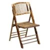 Flash Furniture Bamboo Folding Chairs | Set Of 2 Bamboo Wood Folding Chairs