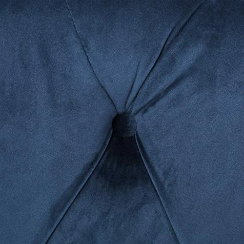 Christopher Knight Home Sabina Round Tufted Velvet Ottoman, Blue - Image 5
