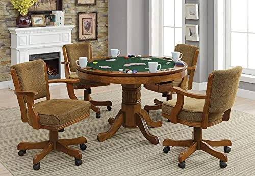 Coaster Furniture Mitchell 3-in-1 Game Table Amber 100951 - Image 5