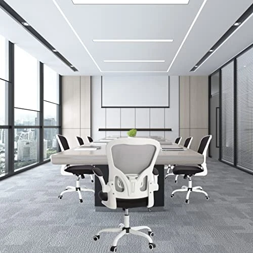 Bonzy Home Ergonomic Office Chair Mesh High Back Computer Chair Height Adjustable Swivel Desk Chairs With Wheels,Adjustable Armrest Backrest,Black - Image 6