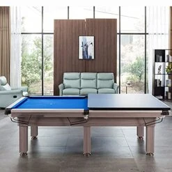 JFF 8-Foot Billiard/Pool And Table Tennis Multi Game Table,Multifunctional Household Business Indoor Family Game Table