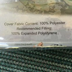 Bean Bag Factory Large Bean Bag, Green Camouflage Cover