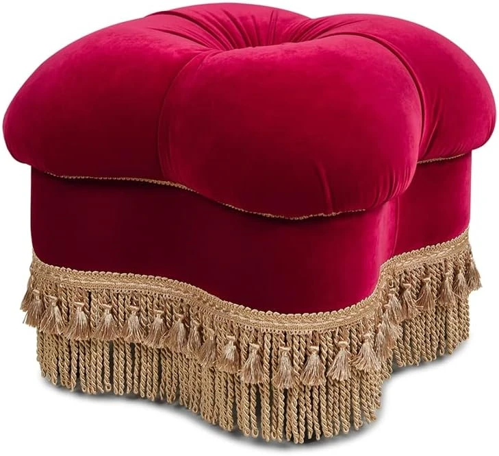 Jennifer Taylor Home Ellen Ottoman, Navy Blue Small - Image 7