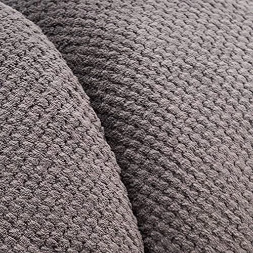 MCombo Electric Power Swivel Glider Rocker Recliner Chair With Cup Holders For Nursery, Hand Remote Control, USB Ports, 2 Side & Front Pockets, Plush Fabric 7797 (Grey) - Image 3