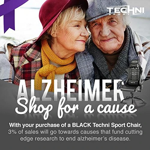 Techni Sport High Back Racing Chair With Foam Seat And Padded Arms, Reclining Gaming Chair With Height And Tilt Adjustment, Black - Image 5