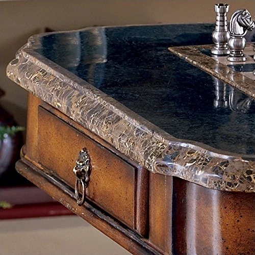 Beaumont Lane Wood Pedestal Game Table - Image 2