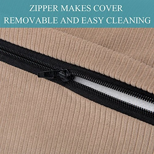 Sundale Folding Floor Chairs Video Gaming Chair For Adults, Adjustable Chaise Lounge Indoor Padded Floor Seating With Back Support, 5-Position Comfy Meditation Chair For Bedroom - Tan - Image 3