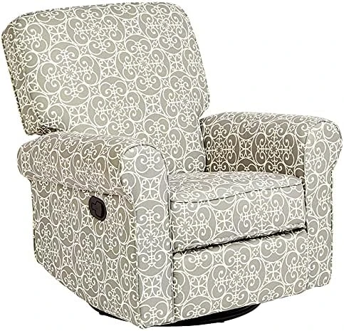 JC Home BT-R8389A30 Recliner, Gray And White - Image 5