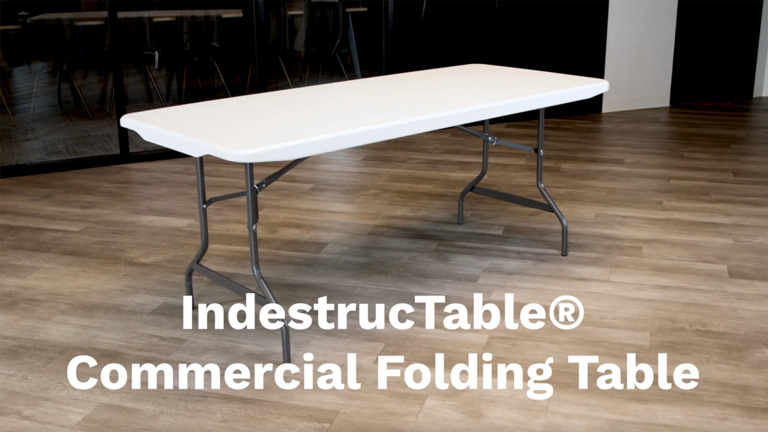 Iceberg - 65513 30" X 60" Folding Table, Platinum, IndestrucTable TOO 500 Series (MADE IN USA) - Image 7